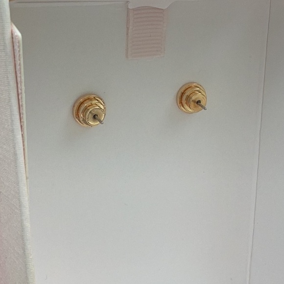 SINCERELY JULES NEW IN GIFT BOX 3 DROP HEART EARRINGS GLASS STONES GOLD TONE - Picture 7 of 8